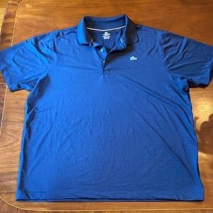 Lacoste Sport Men’s Polo Size 8 (XXL) Blue
